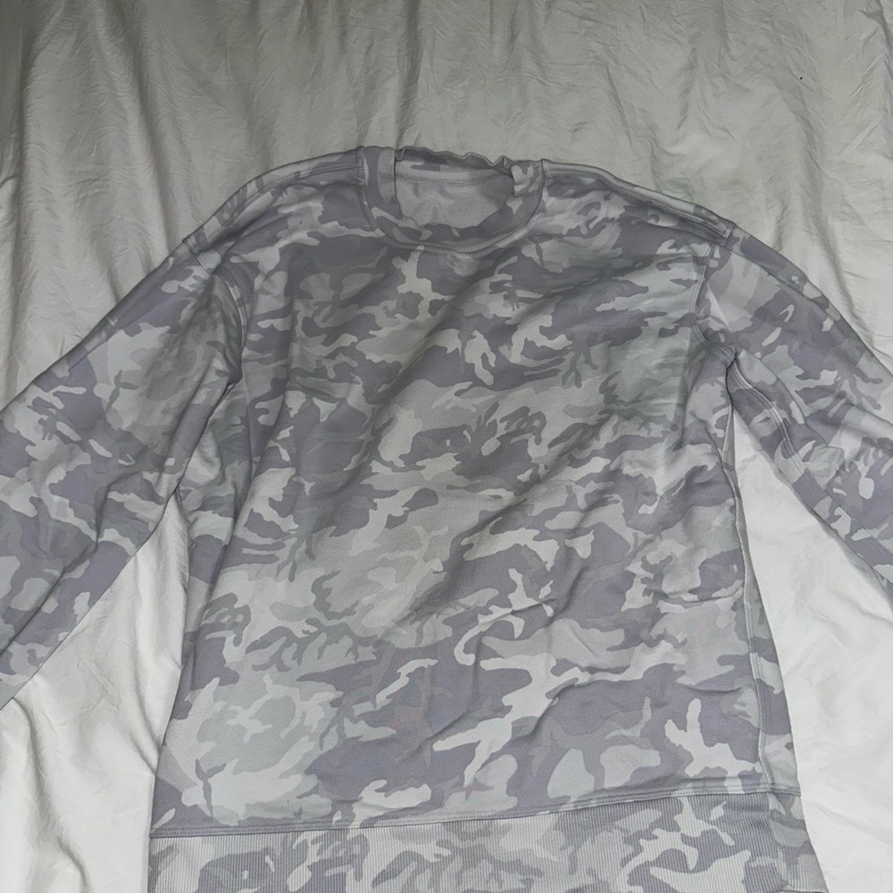 Lululemon Athletica Gray Camouflage Sweatshirt